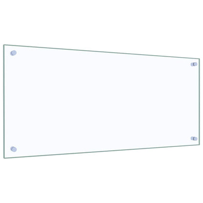 Küchenrückwand 2 stk. Transparent 90 x 40 cm Gehärtetes Glas