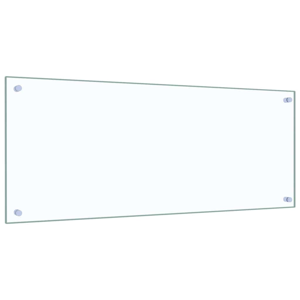 Küchenrückwand 2 stk. Transparent 100 x 40 cm Gehärtetes Glas