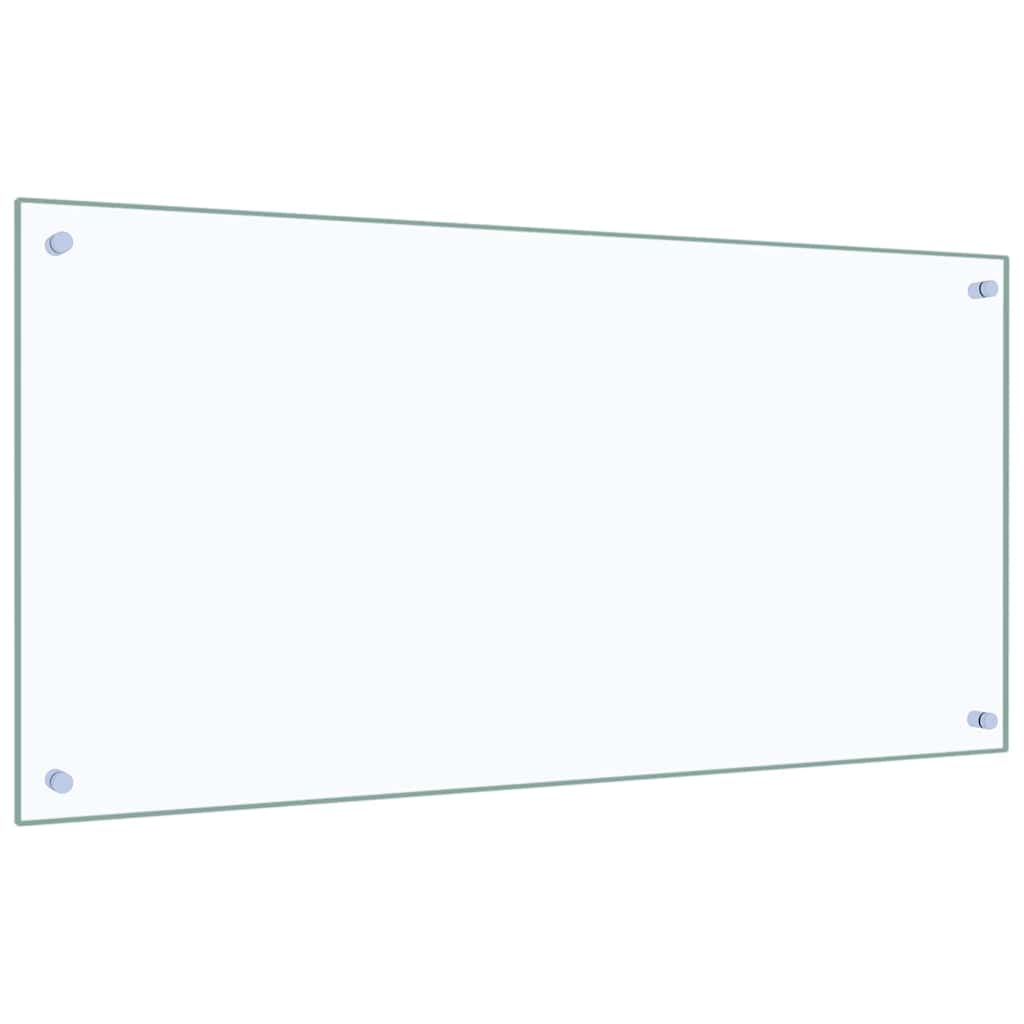 Küchenrückwand 2 stk. Transparent 100 x 50 cm Gehärtetes Glas