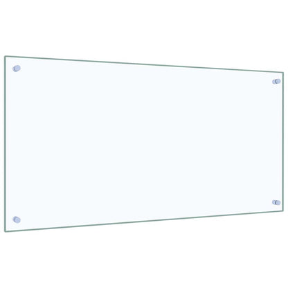 Küchenrückwand 2 stk. Transparent 100 x 50 cm Gehärtetes Glas