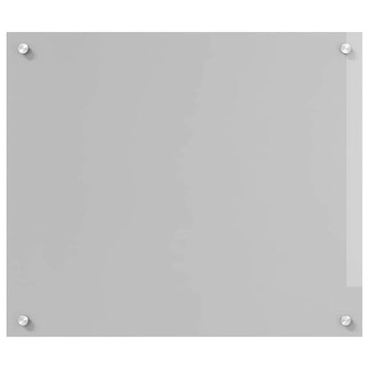 Küchenrückwand 2 stk. Hellgrau 70 x 60 cm Gehärtetes Glas