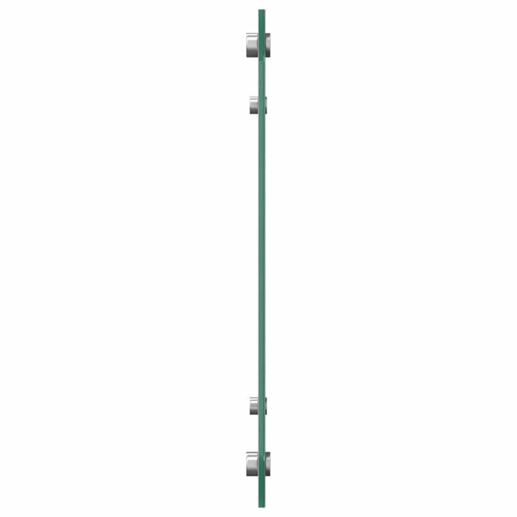 Küchenrückwand 2 pcs Hellgrau 90 x 40 cm Gehärtetes Glas
