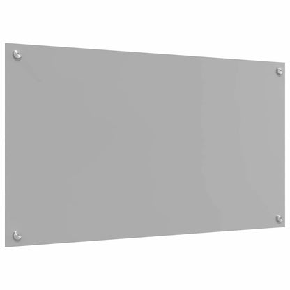 Küchenrückwand 2 stk. Hellgrau 90 x 50 cm Gehärtetes Glas
