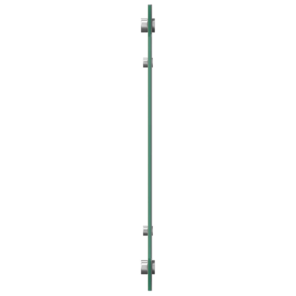 Küchenrückwand 2 stk. Hellgrau 100 x 40 cm Gehärtetes Glas