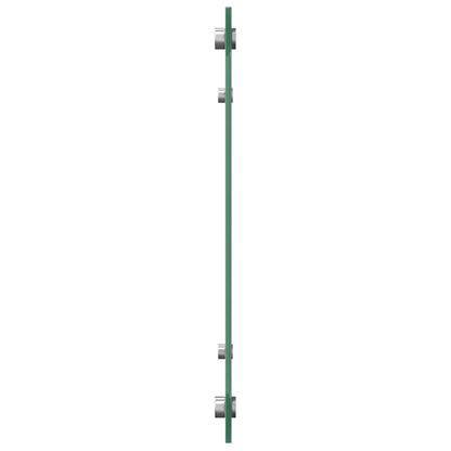 Küchenrückwand 2 stk. Hellgrau 100 x 40 cm Gehärtetes Glas