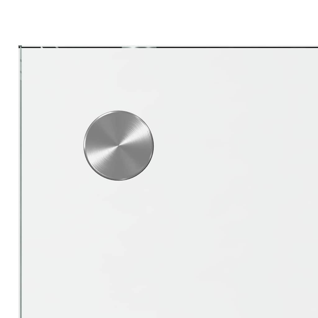 Küchenrückwand 2 pcs Transparent 110 x 40 cm Gehärtetes Glas