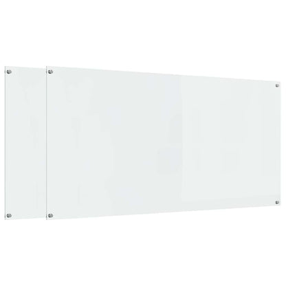 Küchenrückwand 2 stk. Transparent 120 x 60 cm Gehärtetes Glas
