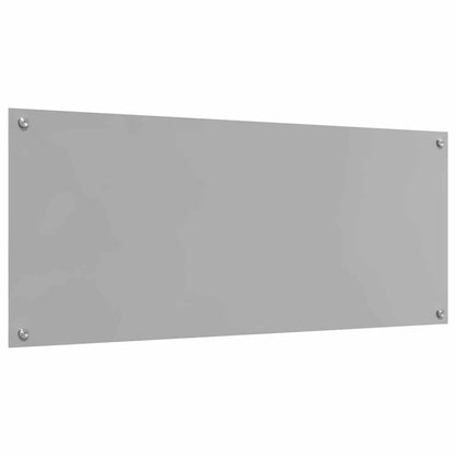 Küchenrückwand 2 stk. Hellgrau 120 x 50 cm Gehärtetes Glas