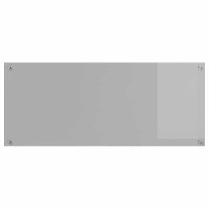 Küchenrückwand 2 stk. Hellgrau 120 x 50 cm Gehärtetes Glas