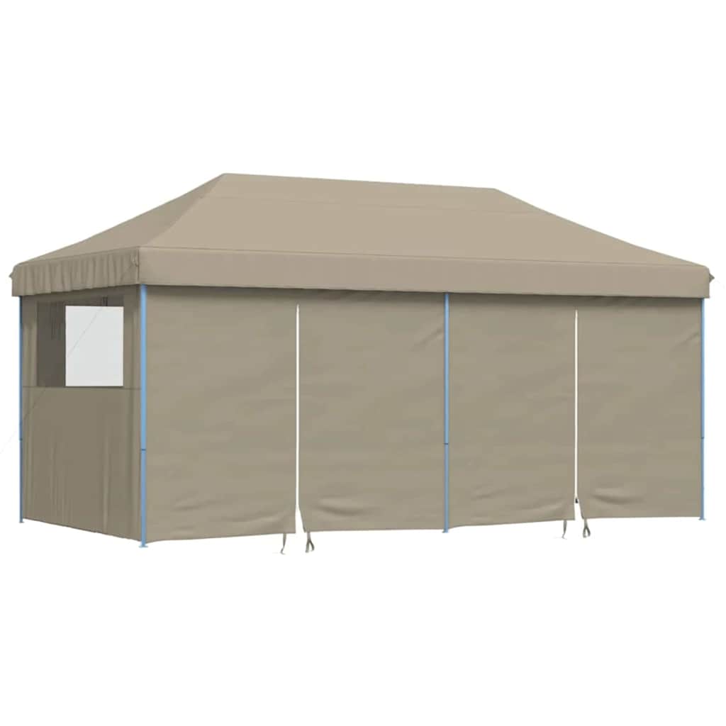 Party Tent Pop-up Taupe 580 x 292 x 315 cm Oxford-Stoff
