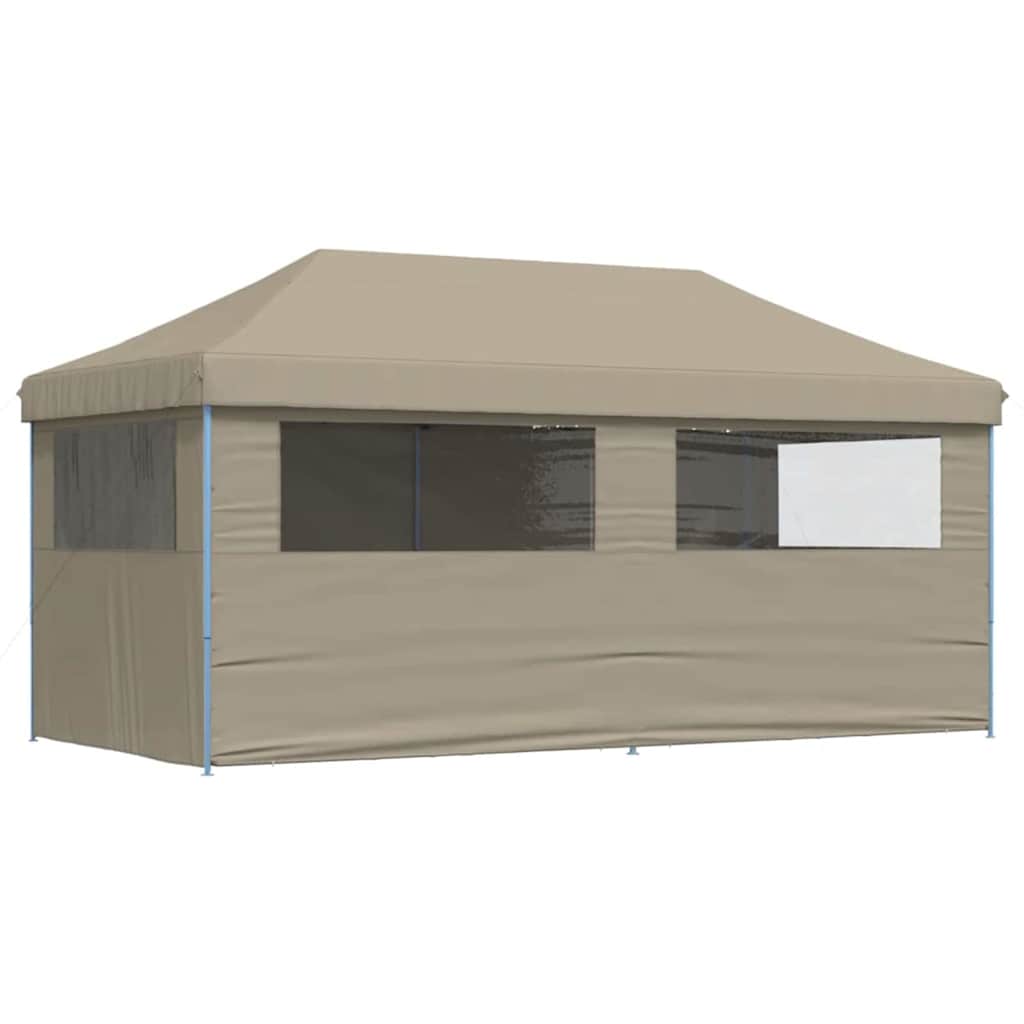 Party Tent Pop-up Taupe 580 x 292 x 315 cm Oxford-Stoff