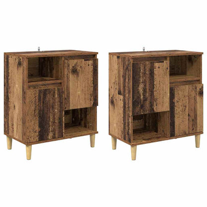 Sideboards 2 stk. Altholz 60 x 35 x 70 cm Holzwerkstoff