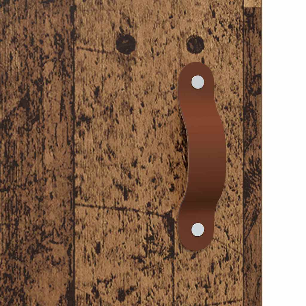 Wandmontierter Schrank 2 stk. Altholz 69,5 x 34 x 90 cm