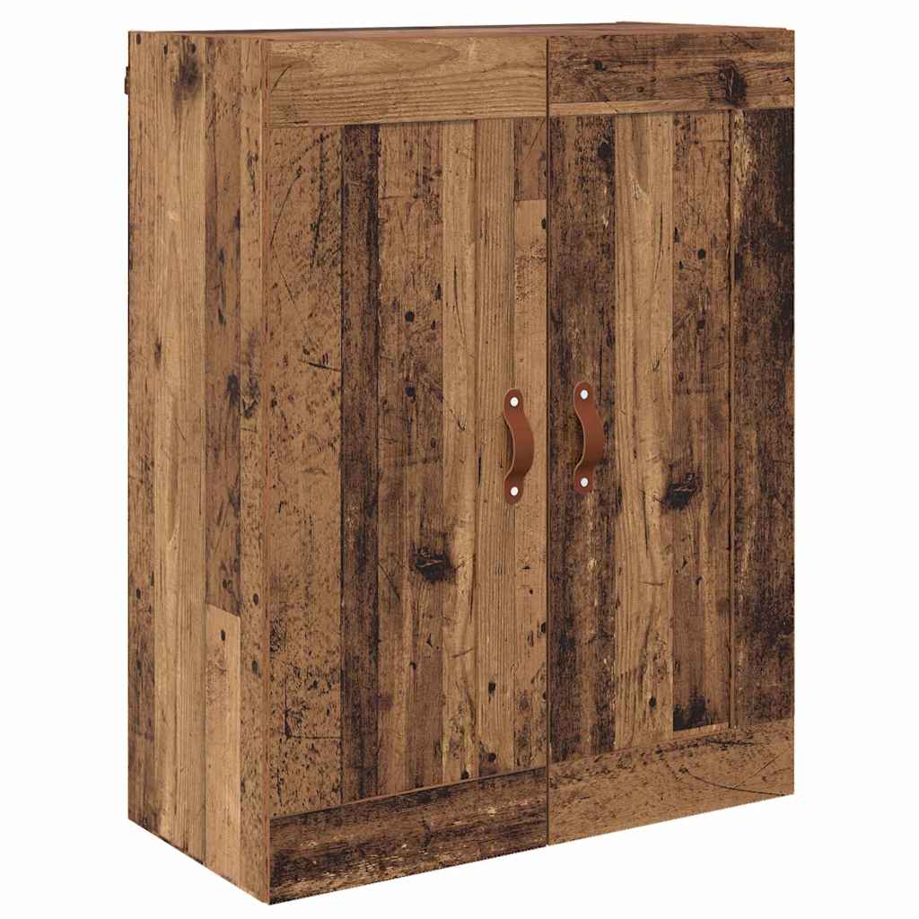 Wandmontierter Schrank 2 stk. Altholz 69,5 x 34 x 90 cm