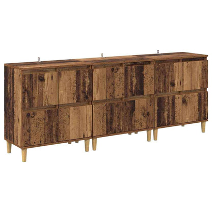 Sideboards 3 stk. Altholz 60 x 35 x 70 cm Holzwerkstoff