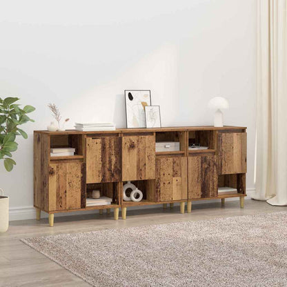 Sideboards 3 stk. Altholz 60 x 35 x 70 cm Holzwerkstoff