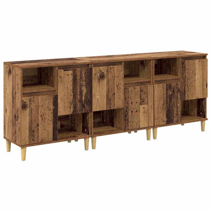 Sideboards 3 stk. Altholz 60 x 35 x 70 cm Holzwerkstoff
