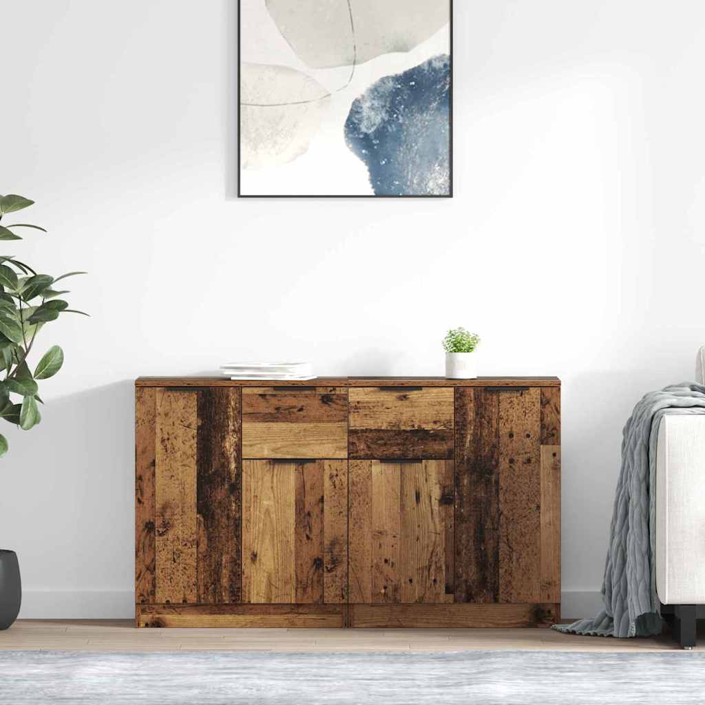 Sideboards 2 stk. Altholz 60 x 30 x 70 cm Holzwerkstoff