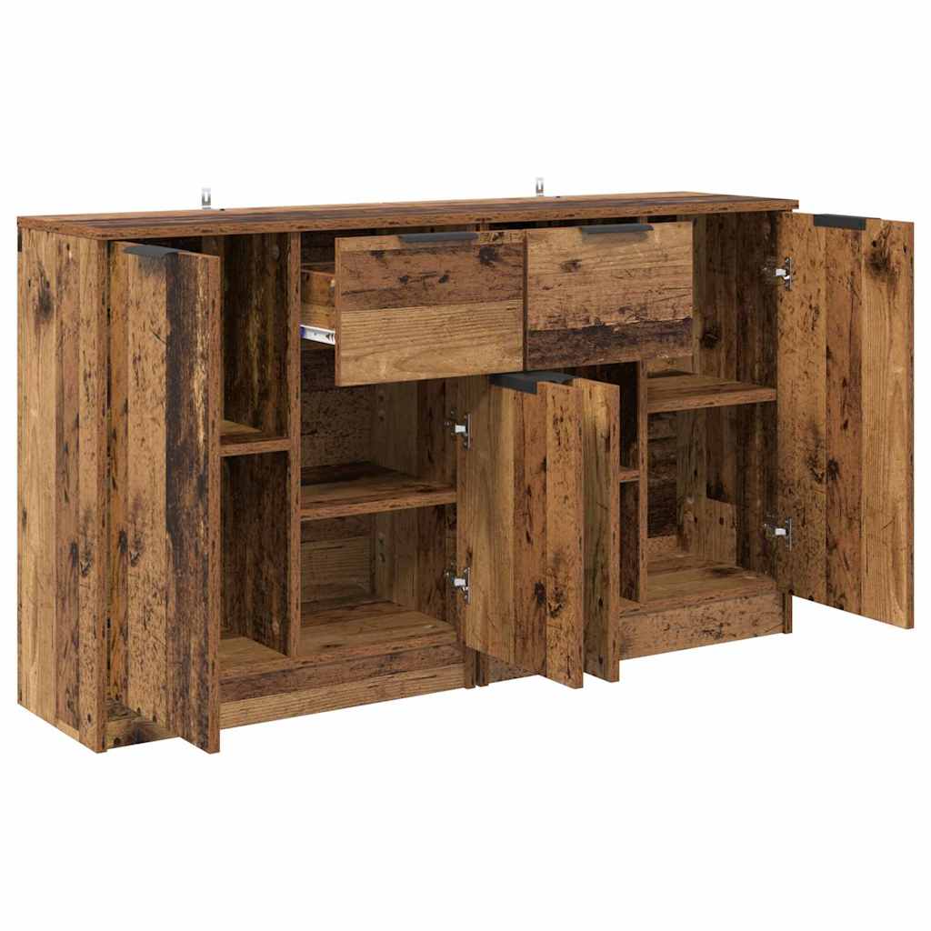 Sideboards 2 stk. Altholz 60 x 30 x 70 cm Holzwerkstoff