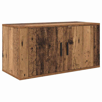 Wand-TV-Schrank Set 2 stk. Altholz Holzwerkstoff