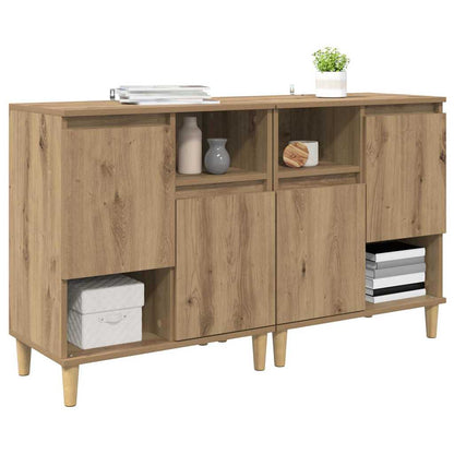 Sideboards 2 stk. Artisan-Eiche 60 x 35 x 70 cm Holzwerkstoff