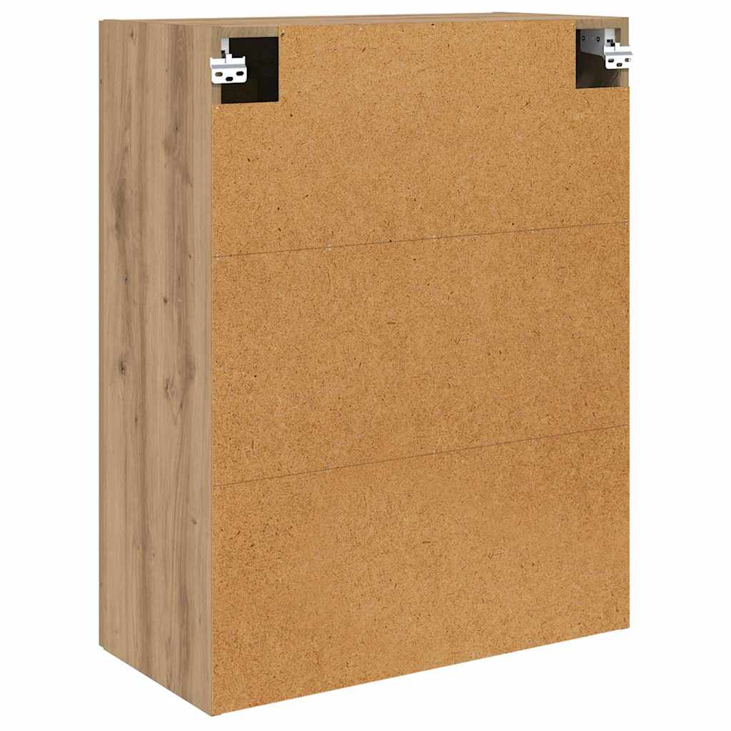 Wandmontierter Schrank 2 stk. Artisan-Eiche 69,5 x 34 x 90 cm