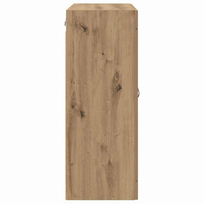 Wandmontierter Schrank 2 stk. Artisan-Eiche 69,5 x 34 x 90 cm
