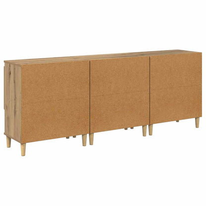 Sideboards 3 stk. Artisan-Eiche 60 x 35 x 70 cm Holzwerkstoff