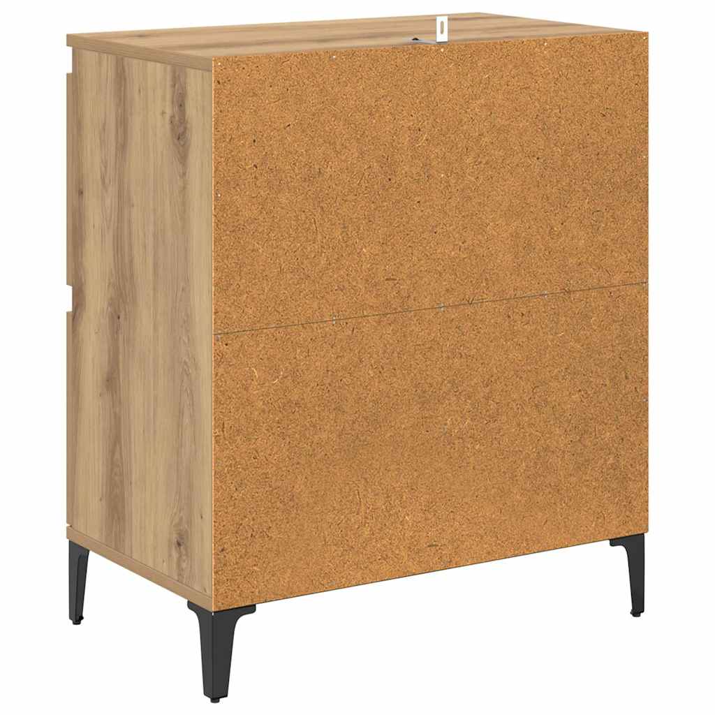 Sideboards 2 stk. Artisan-Eiche 60 x 35 x 70 cm Holzwerkstoff