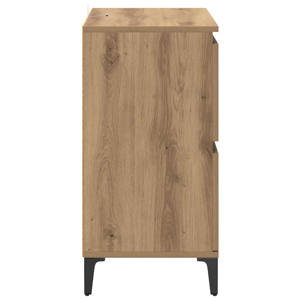 Sideboards 2 stk. Artisan-Eiche 60 x 35 x 70 cm Holzwerkstoff