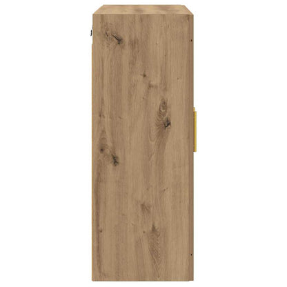 Wandmontierter Schrank 2 stk. Artisan-Eiche 69,5 x 34 x 90 cm