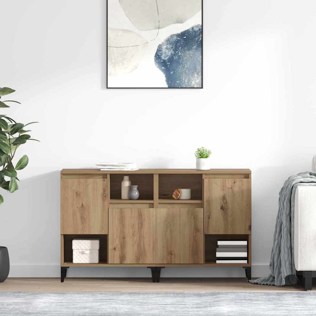 Sideboards 2 stk. Artisan-Eiche 60 x 35 x 70 cm Holzwerkstoff