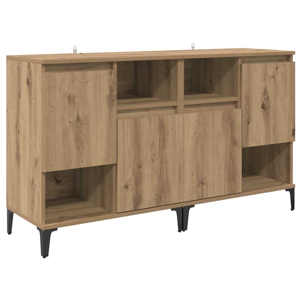 Sideboards 2 stk. Artisan-Eiche 60 x 35 x 70 cm Holzwerkstoff