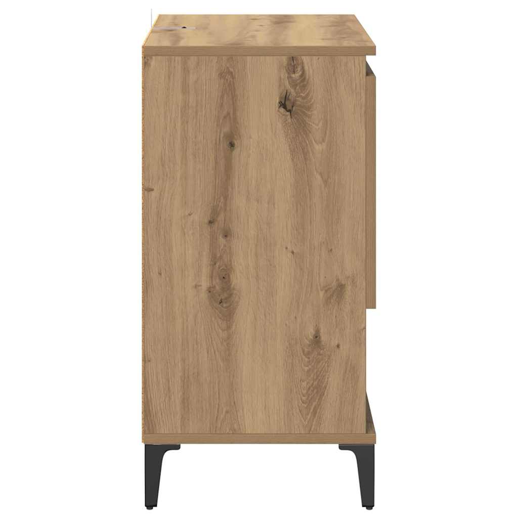 Sideboards 2 stk. Artisan-Eiche 60 x 35 x 70 cm Holzwerkstoff