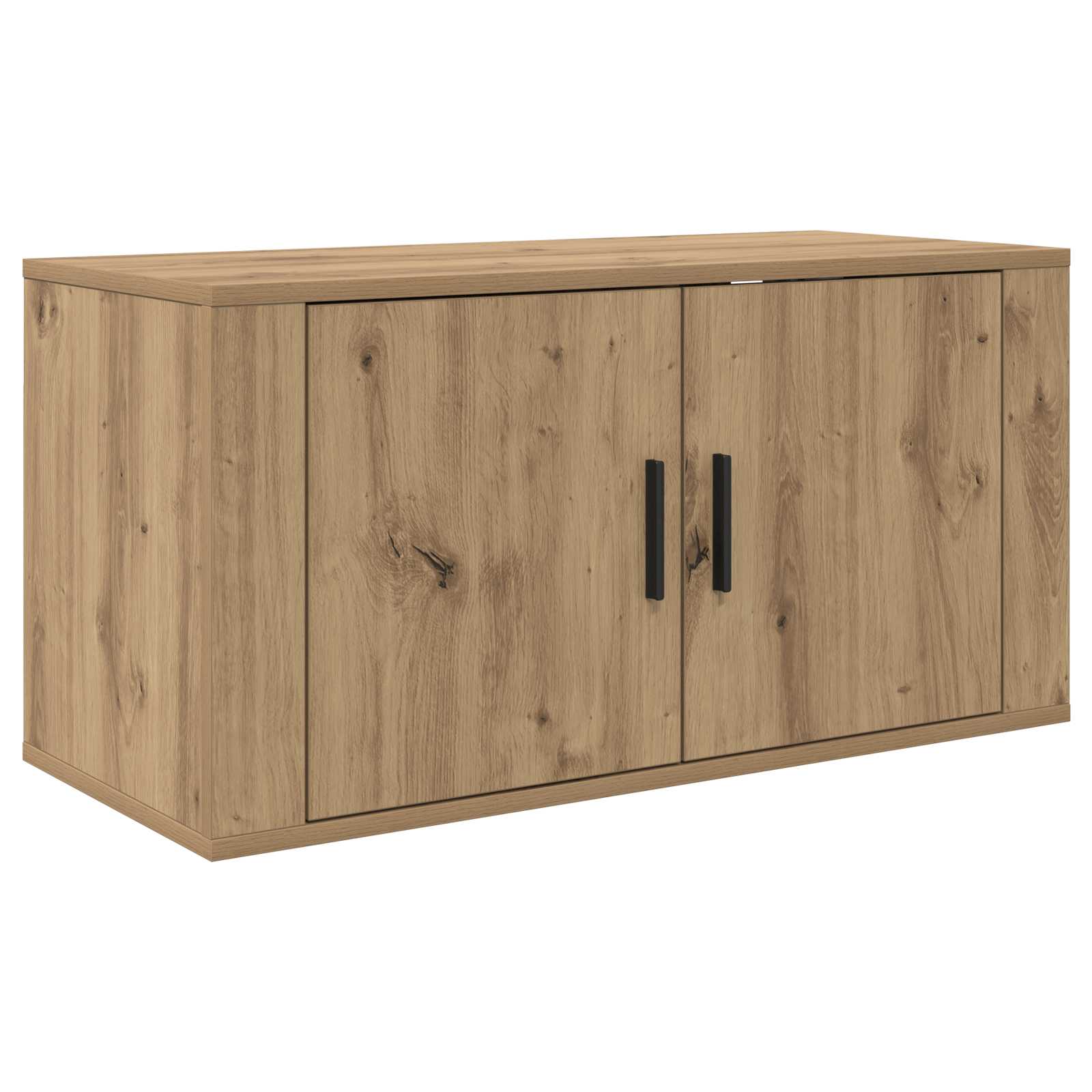 Wand-TV-Schrank Set 2 pcs Artisan-Eiche Holzwerkstoff