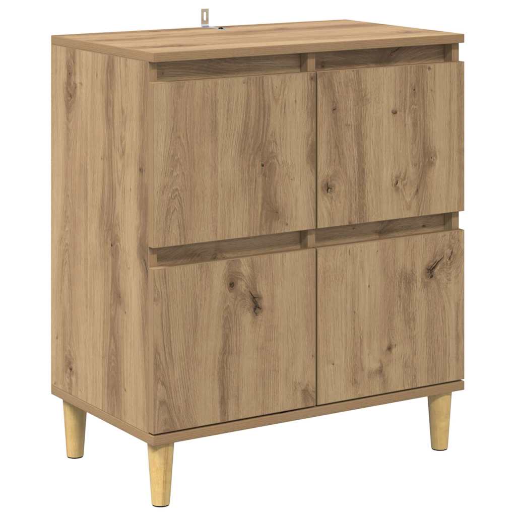 Sideboards 2 stk. Artisan-Eiche 60 x 35 x 70 cm Holzwerkstoff