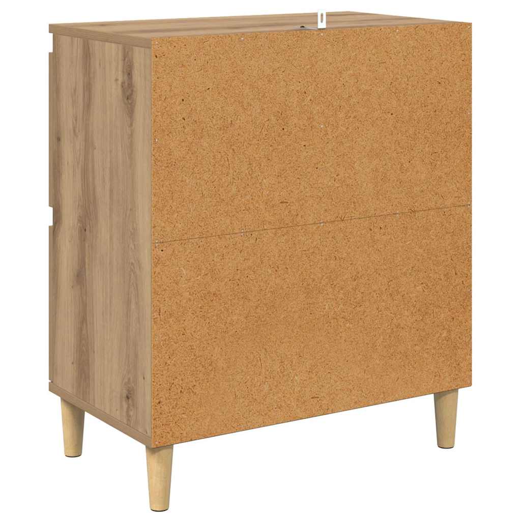 Sideboards 2 stk. Artisan-Eiche 60 x 35 x 70 cm Holzwerkstoff