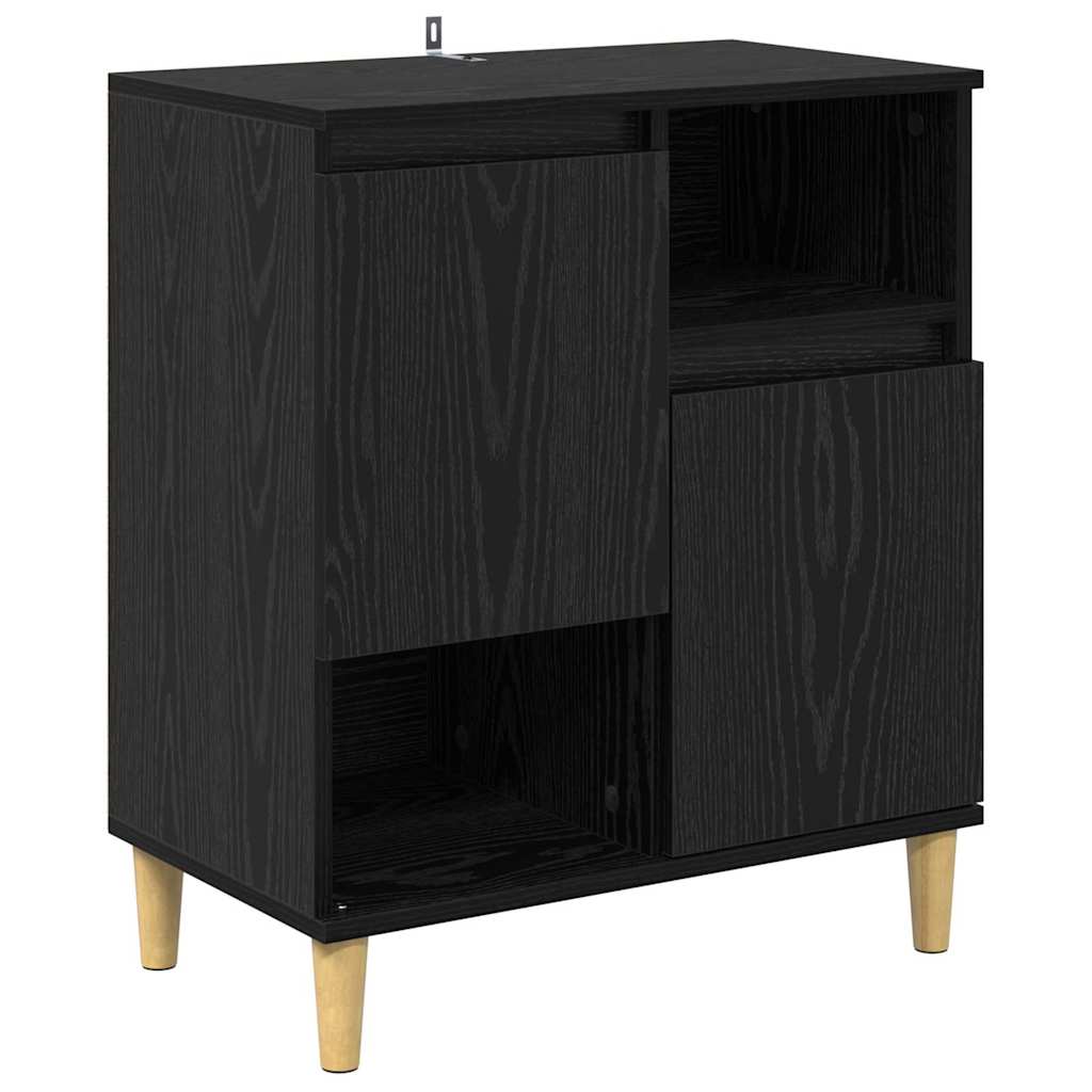 Sideboards 3 stk. Schwarz Eichen-Optik 60 x 35 x 70 cm