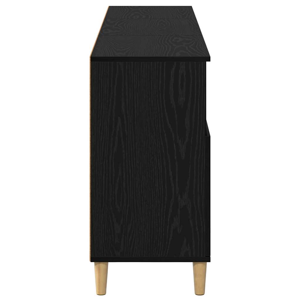 Sideboards 3 stk. Schwarz Eichen-Optik 60 x 35 x 70 cm