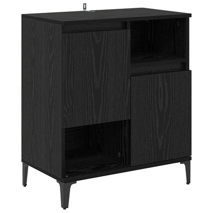 Sideboards 3 stk. Schwarz Eichen-Optik 60 x 35 x 70 cm