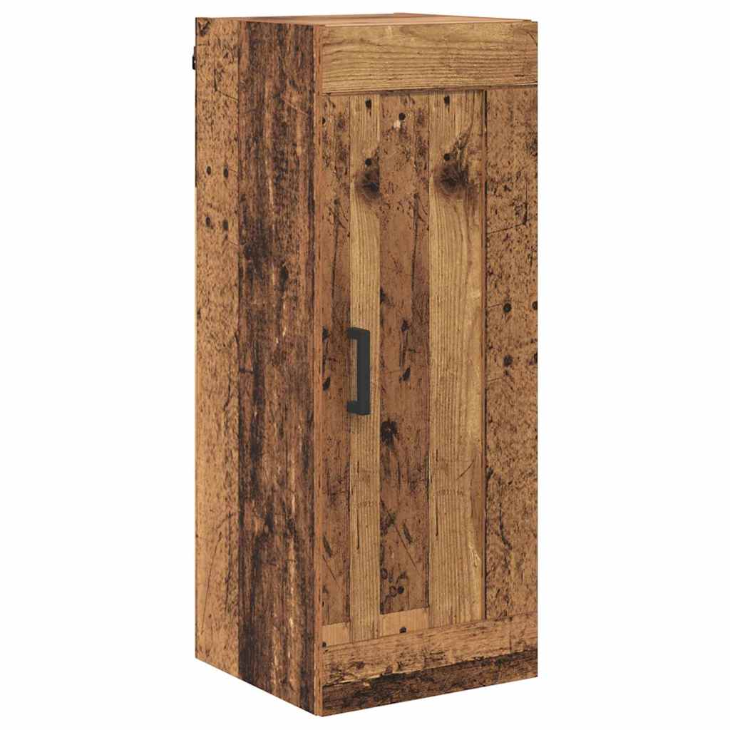 Highboard Altholz 34,5 x 34 x 180 cm Holzwerkstoff