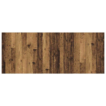 Kopfteil mit Schrank 3 stk. Altholz Holzwerkstoff