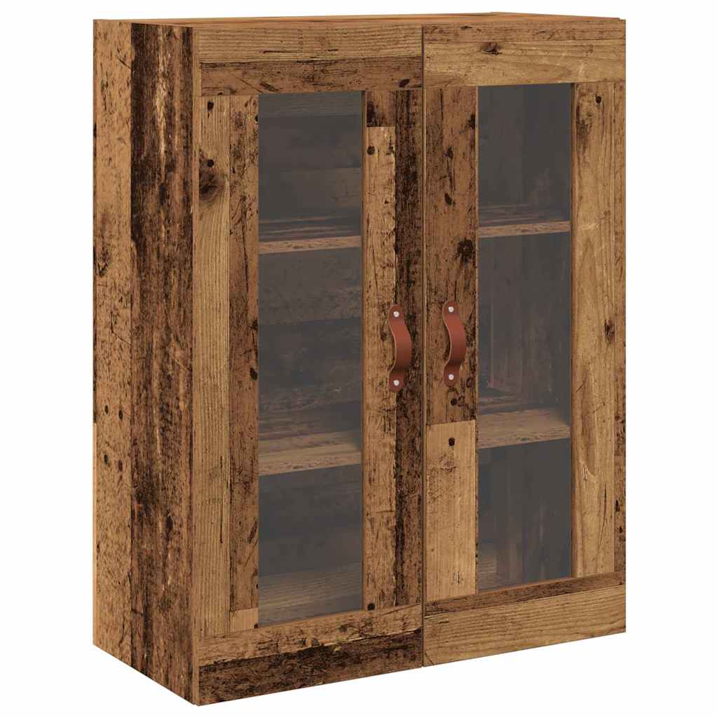 Highboard-Schrank mit Regal 2 pcs Altholz Holzwerkstoff