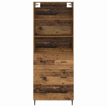 Highboard 2 stk. Altholz 69,5 x 32,5 x 180 cm Holzwerkstoff