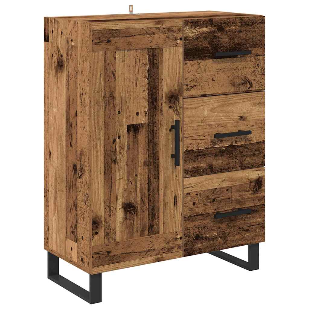 Highboard 2 stk. Altholz 69,5 x 34 x 180 cm
