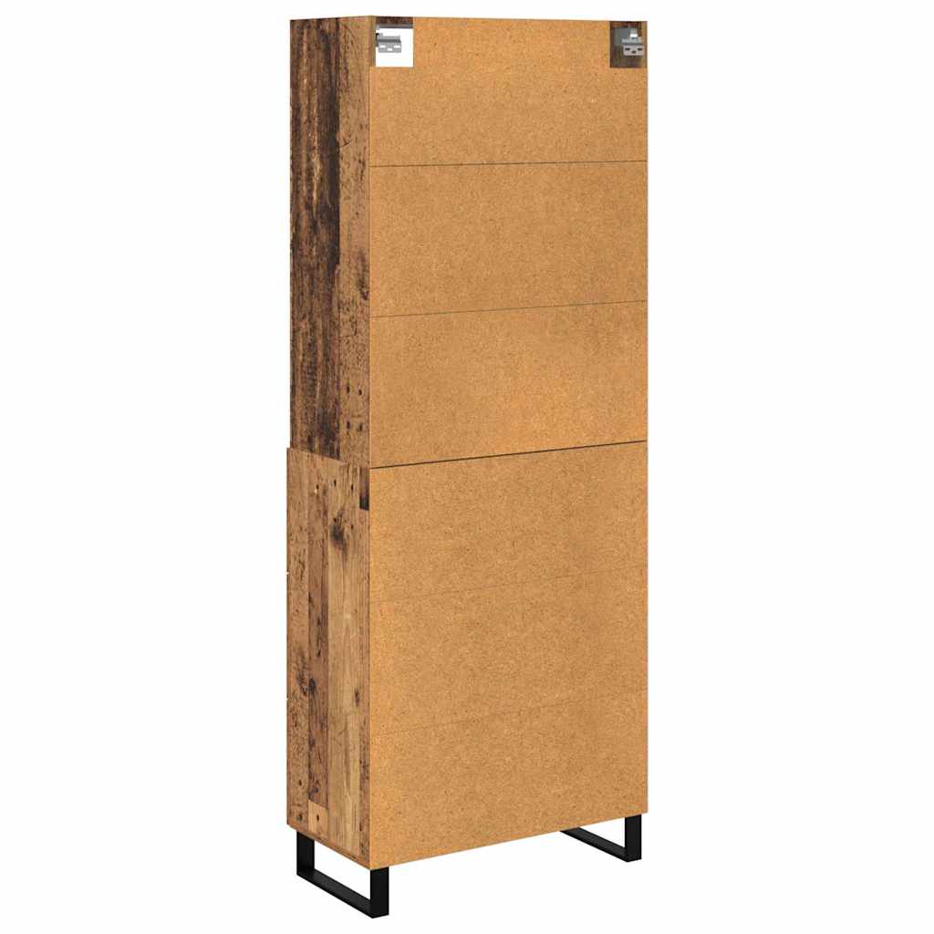 Highboard 2 stk. Altholz 69,5 x 34 x 180 cm