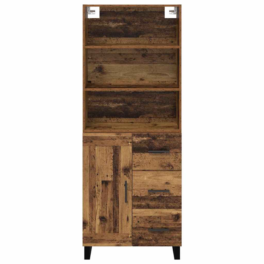 Highboard 2 stk. Altholz 69,5 x 34 x 180 cm