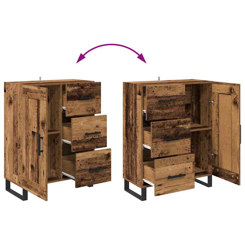 Highboard 2 stk. Altholz 69,5 x 34 x 180 cm