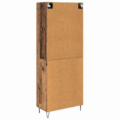 Highboard 2 stk. Altholz 69,5 x 34 x 180 cm Holzwerkstoff