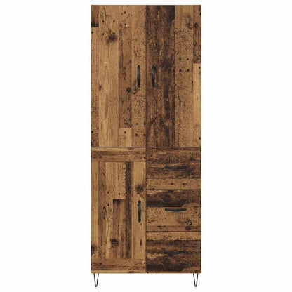 Highboard 2 stk. Altholz 69,5 x 34 x 180 cm Holzwerkstoff